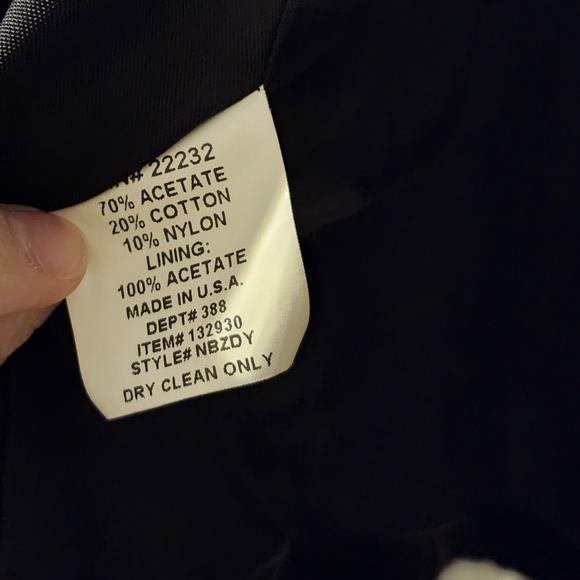 For Joseph Black Velvet Textured Animal Print Blazer Jacket Size Medium - Picture 4 of 9